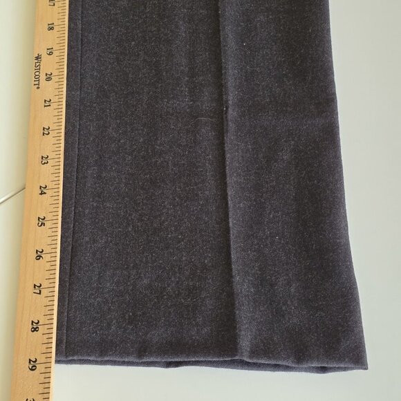 Jones Basics Pants Women 12 Gray Wool Lined Office Mature No Stretch - Picture 7 of 16